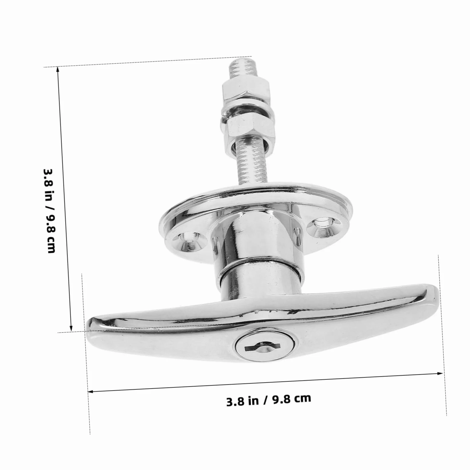 Serratura t Maniglia Con Chiave Per Garage e Cancelli Esterni Sicurezza Elevata Design Ergonomico e Versatile Per Uso Domestico e Ufficio