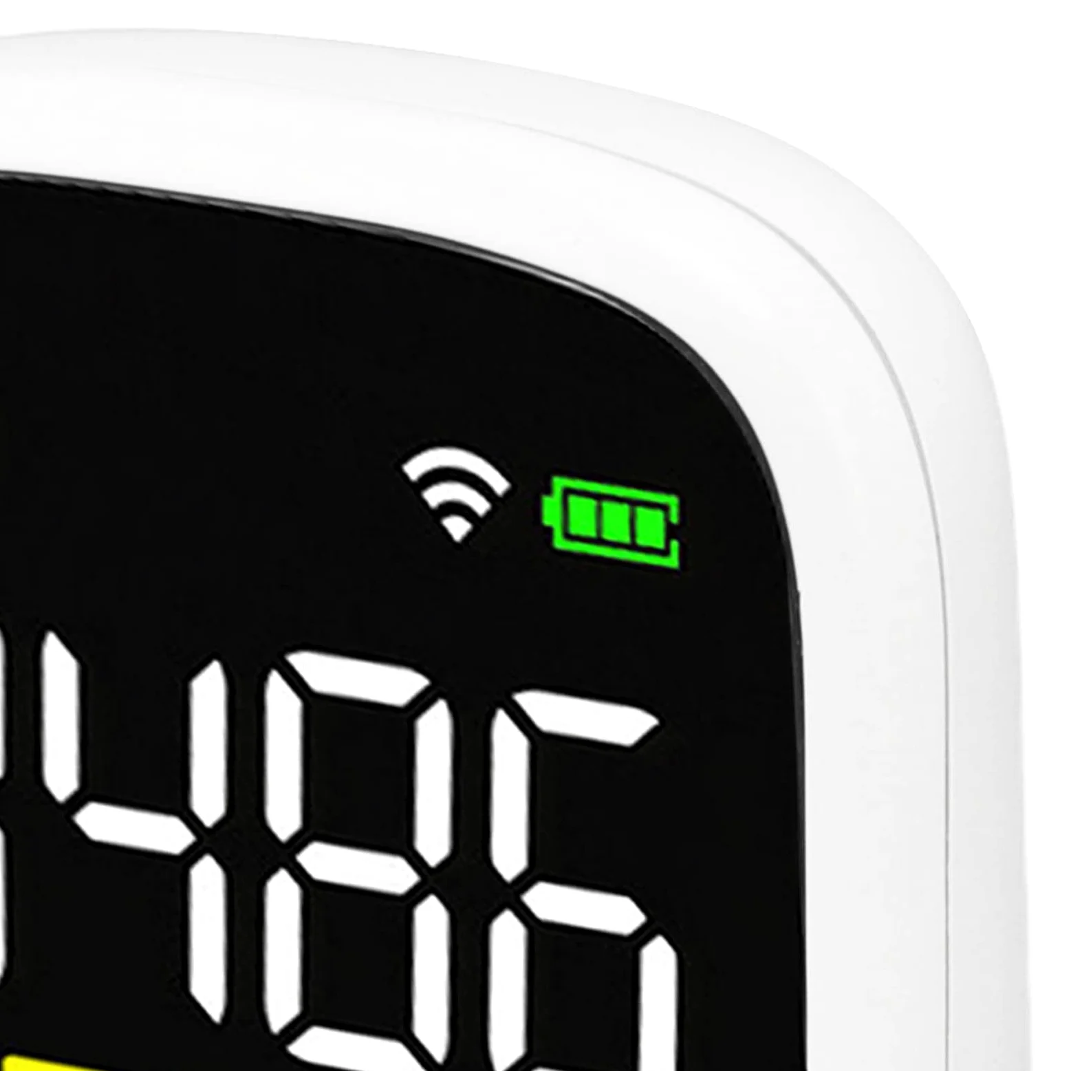 Monitor della qualità Dell'aria Rilevatore Multifunzionale 8 in 1 di Anidride Carbonica e PM2.5 per Casa e Ufficio Materiale ABS
