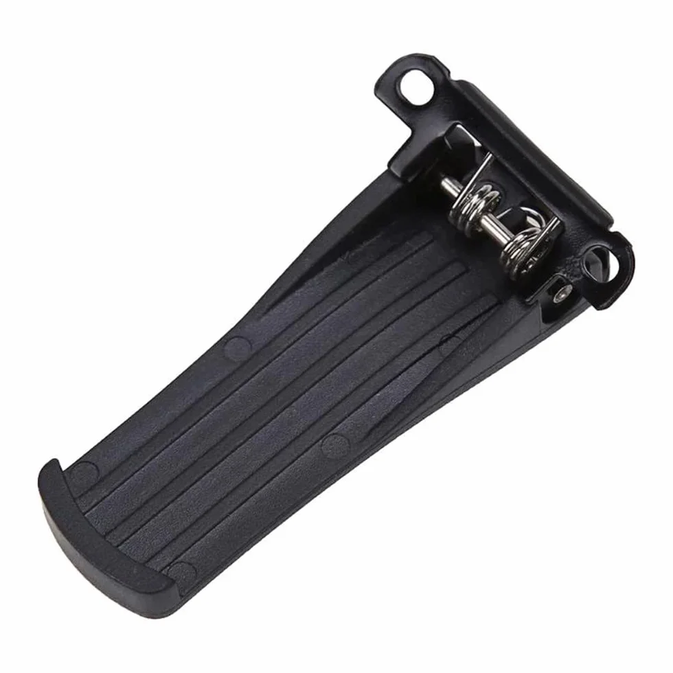 DONGKER Clip Cintura,10 Pezzi Morsetto Cinture in PVC Walkie Talkie Clip W/20 Vite per Radio Bidirezionale