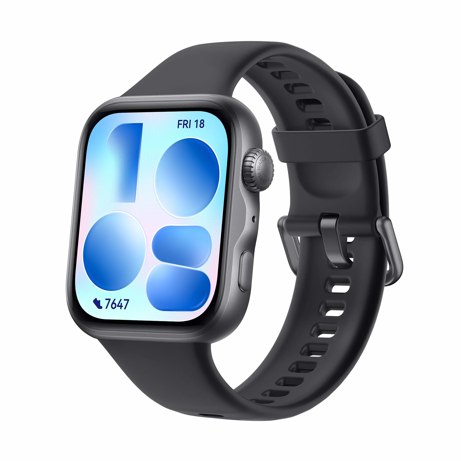 HUAWEI WATCH FIT 5 Smartwatch, Schermo AMOLED HD da 1,82", Design Raffinato, Pagamento NFC, Rilevamento Cadute, Batteria a lunga durata, Monitoraggio della salute, 5 ATM, Android & iOS, Nero