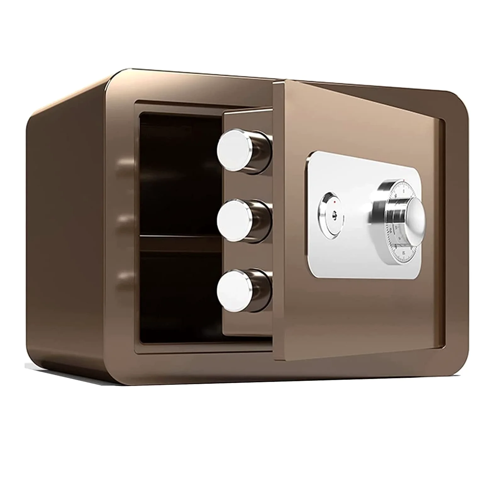 Casseforti Impermeabili Cassetta di Sicurezza con Serratura a Combinazione in Acciaio, Armadietto ignifugo e antifurto, Scatola Portadocumenti per Piccoli uffici, Altezza 25 cm/30 cm/45 cm per