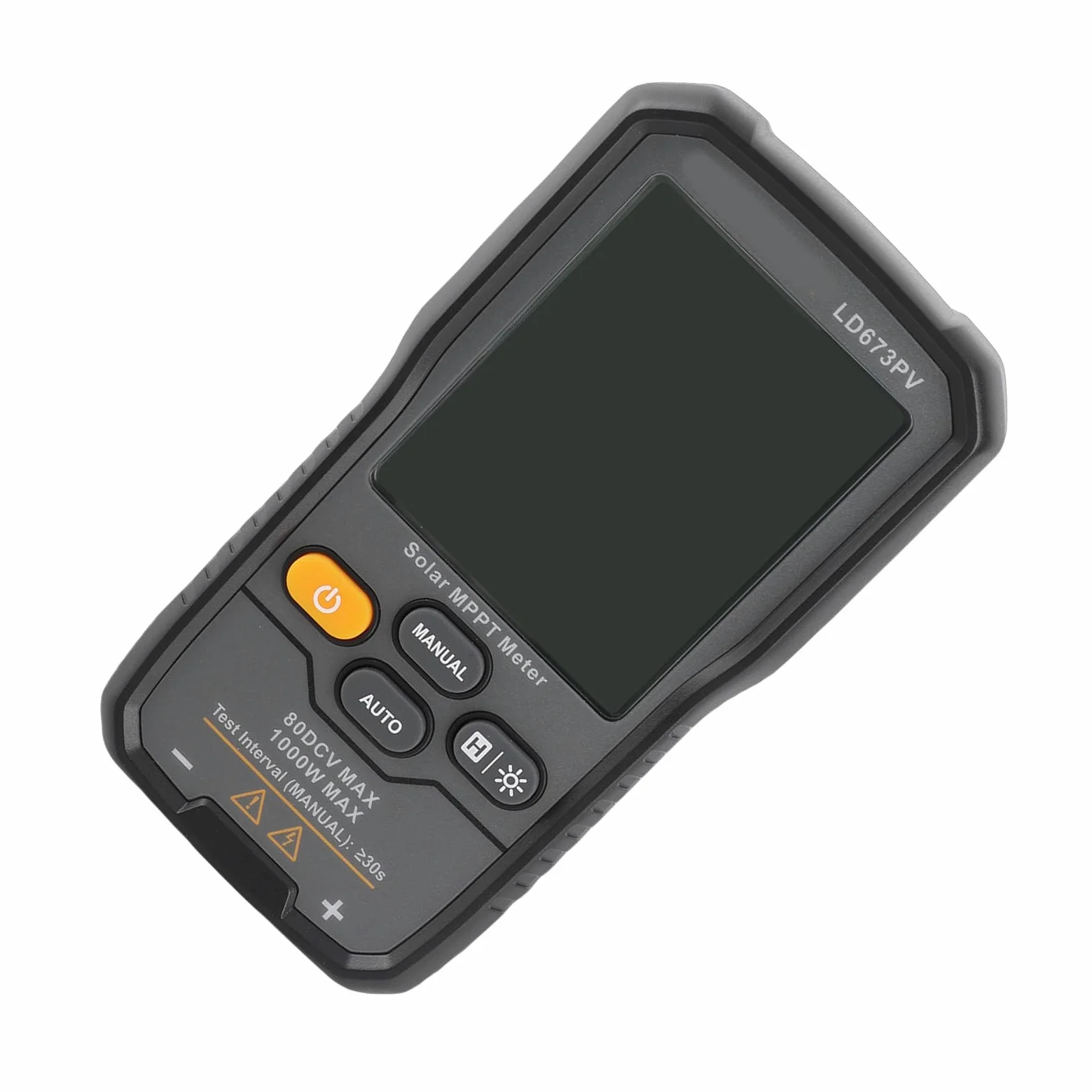 Eujgoov Tester per Pannelli Solari, Multimetro Fotovoltaico MPPT da 1000 W 80 V 35 A con LCD Retroilluminato e Blocco Dati, per la Verifica delle Prestazioni dei Moduli Fotovoltaici in