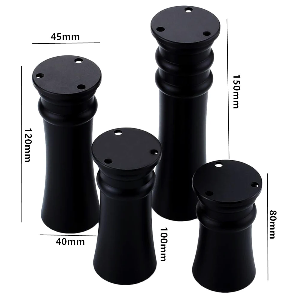 Gambe per mobili Gambe per tavoli in metallo regolabili Piedini per mobili Piedini per mobili in alluminio in stile europeo Sostituzione Gambe per alzate per mobili Gambe per divano Gambe per divano