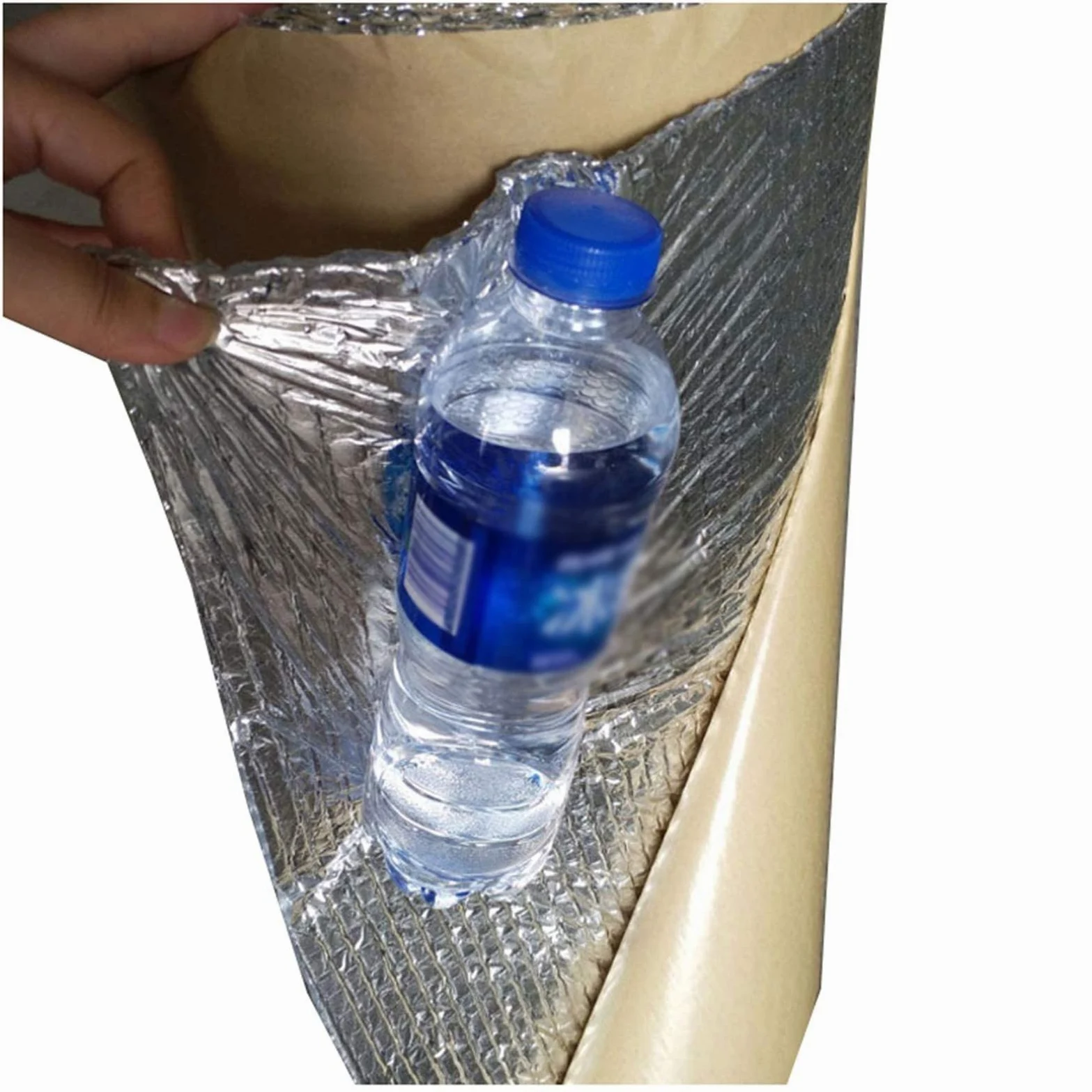 Isolante Termico Riflettente Pannello Termoriflettente per Termosifoni, Rotolo Isolante Termico Termosifoni Caloriferi Pellicola Termoriflettente A Bolle per Avvolgere Tubi, Caloriferi, Finestre (Siz
