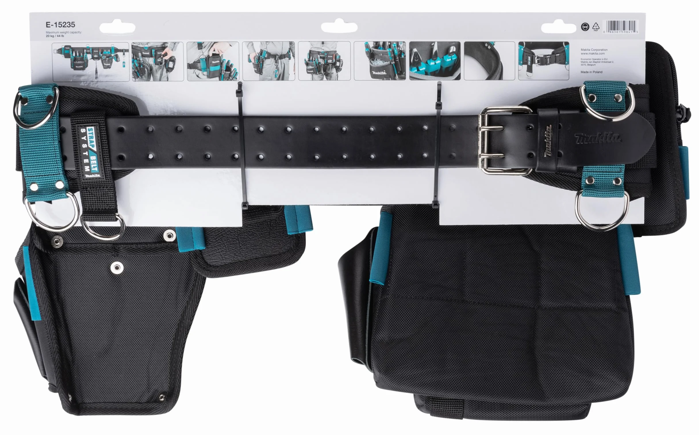 Makita Set di cinture per attrezzi pesanti