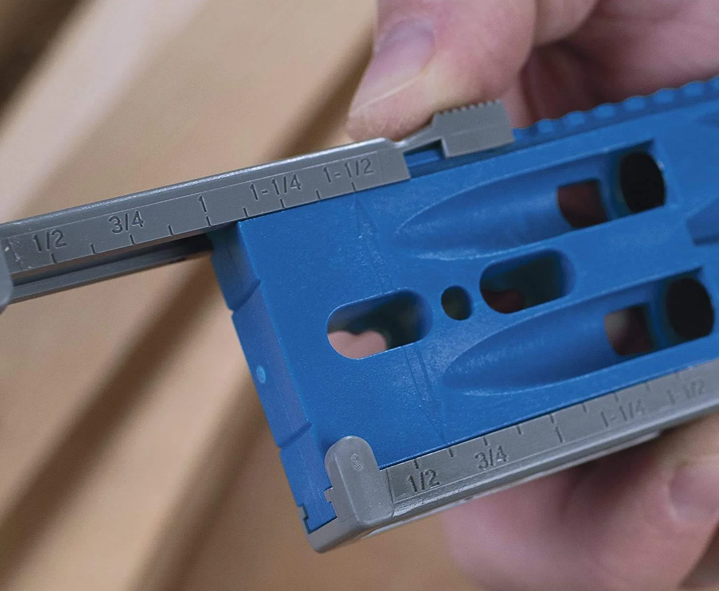 Kreg Jig R3 Kit Falegnameria Sistema Foratura Materiali 12-38mm con Accessori Custodia