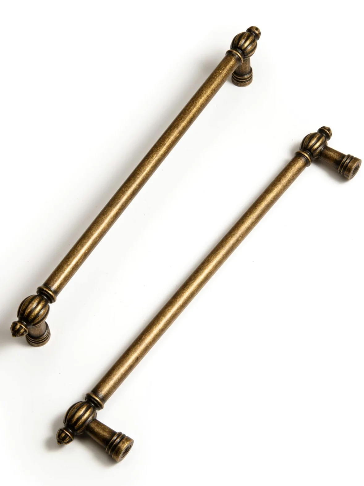 Maniglie per armadio in ottone antico in lega di zinco – 192 mm di distanza tra i fori – Maniglie per cassetti vintage classiche per armadio da cucina, bagno, comò, armadio