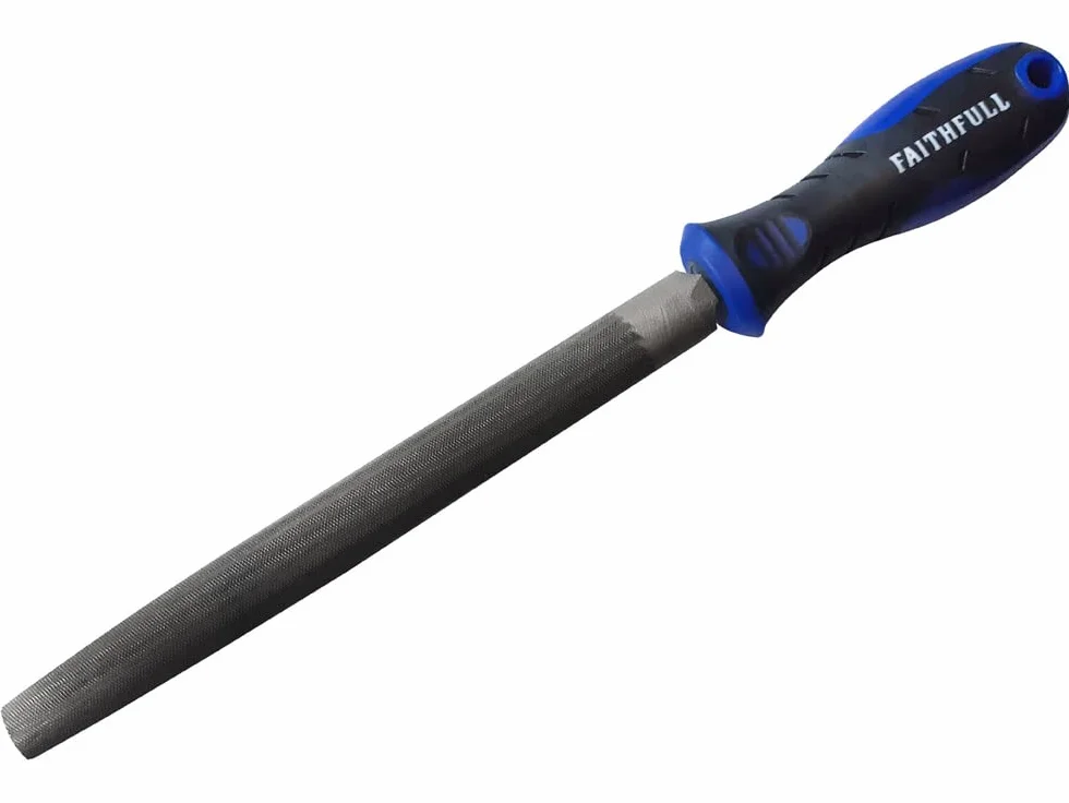 Faithfull FAIFIHRSC8 Engineers File Half Round Second Cut 200mm (8in)