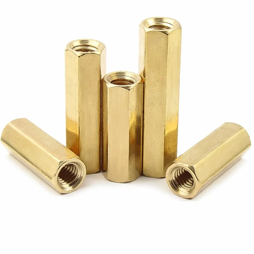 Distanziatori Esagonali in Ottone Femmina-Femmina M4x30 mm, 10 pezzi