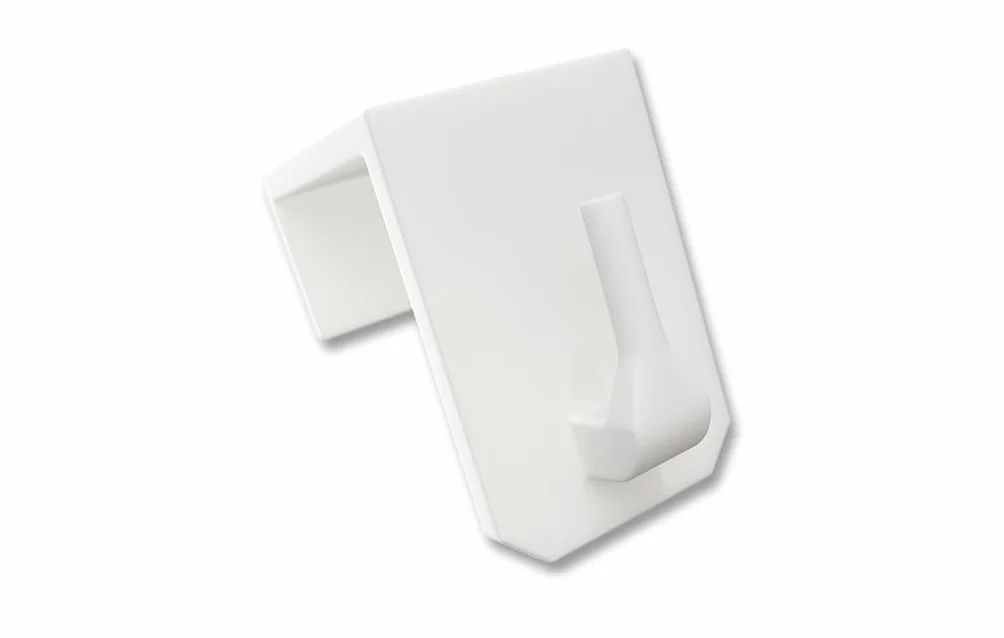 Ganci Decorativi per Finestre Bianco 10 Pezzi per Tende