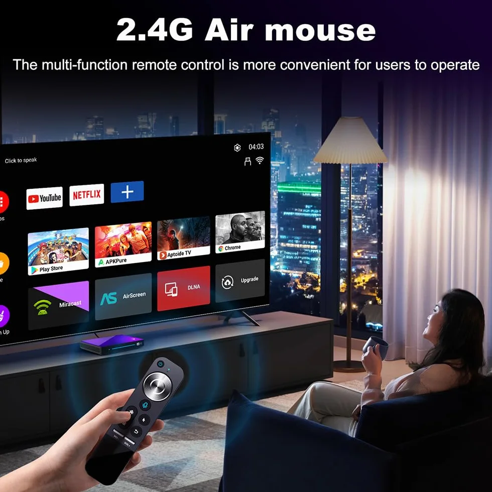 H96 Max M9 Android 14.0 TV Box 64 Bit 8 GB RAM 128 GB Rom RK3576 Octa-Core Arm 100/1000M Ethernet Wifi6 Dual-WiFi 2.4G/5G 8K BT5.X USB3.0,8gb+128gb