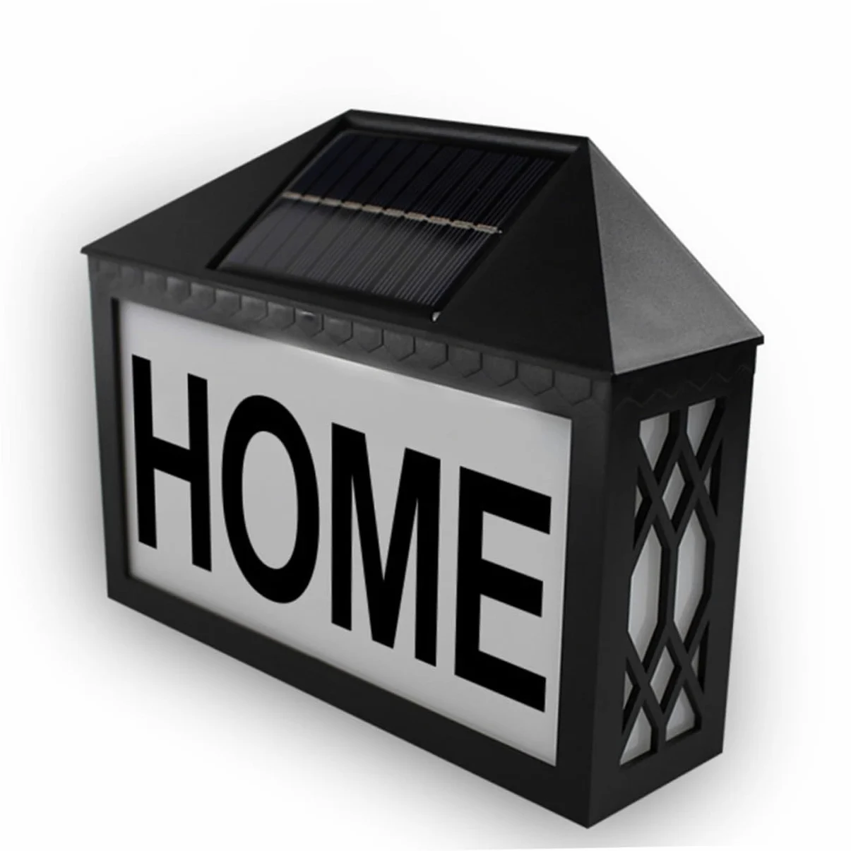 BESTonZON Lampada Solare Per Numero Civico Illuminazione Notturna Per Indirizzi Resistente e Facile Da Installare Per Esterni e Materiale Di Alta Qualità