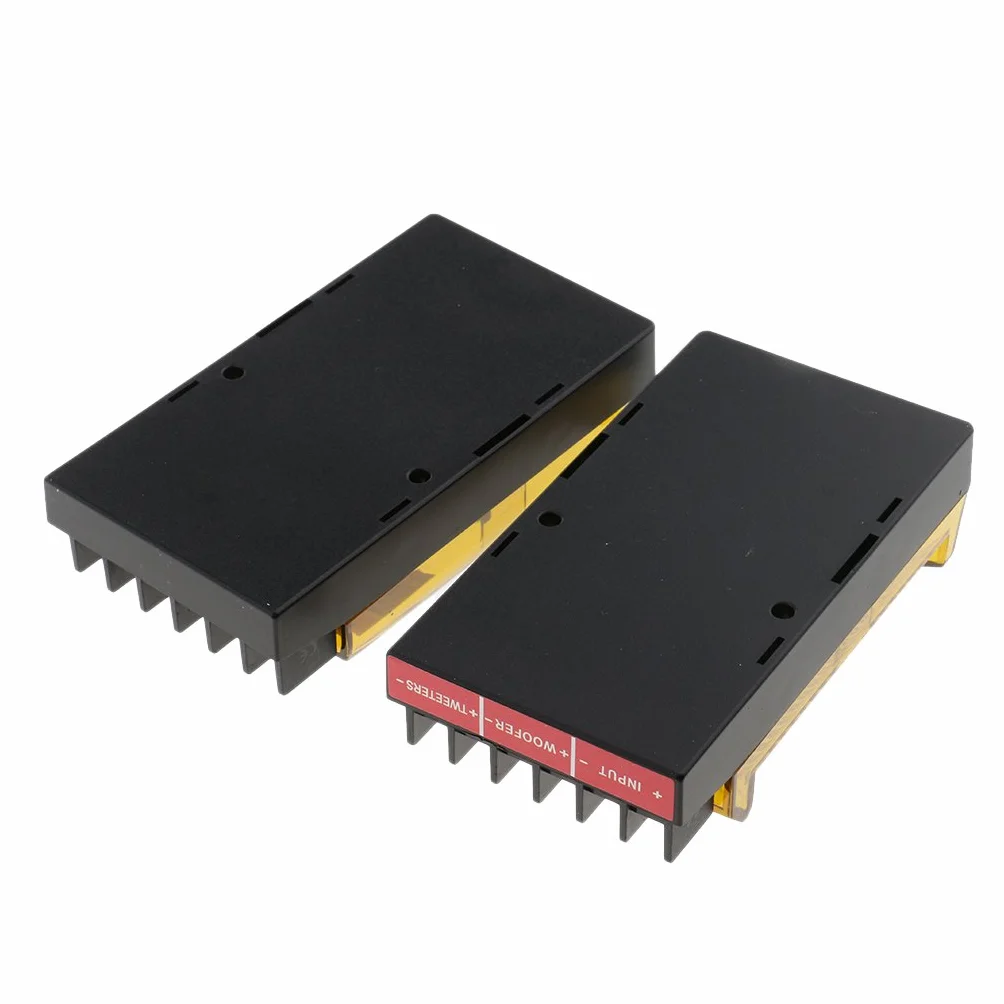 kesoto 2pcs Regolabile Alti/Bassi Divisore Frequenza Audio a 2 Vie Crossover Filtro Altoparlante Subwoofer