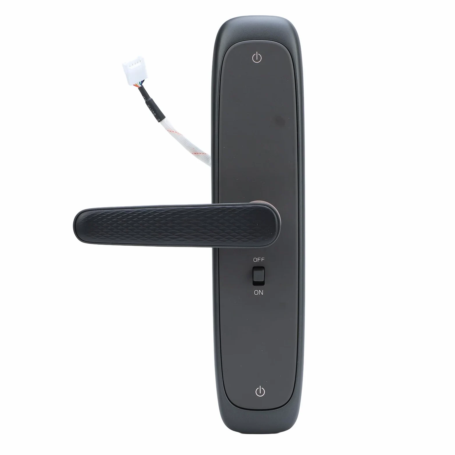 Tastiera con impronta digitale Serratura della maniglia della porta Serratura elettronica con ingresso senza chiave intelligente con controllo app Accesso di emergenza a sicurezza (6068)