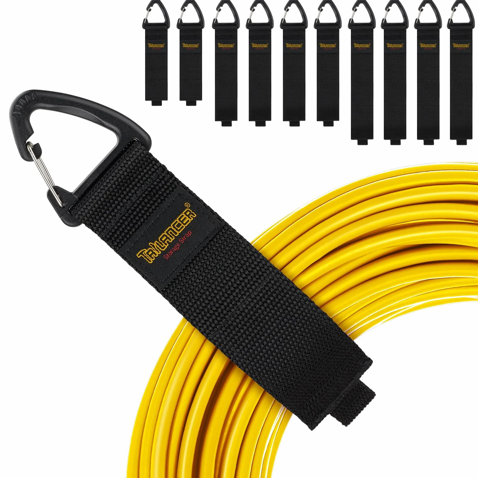Trilancer Organizzatore per Cavi 10pz Cinghie con Fibbia Triangolare Parete