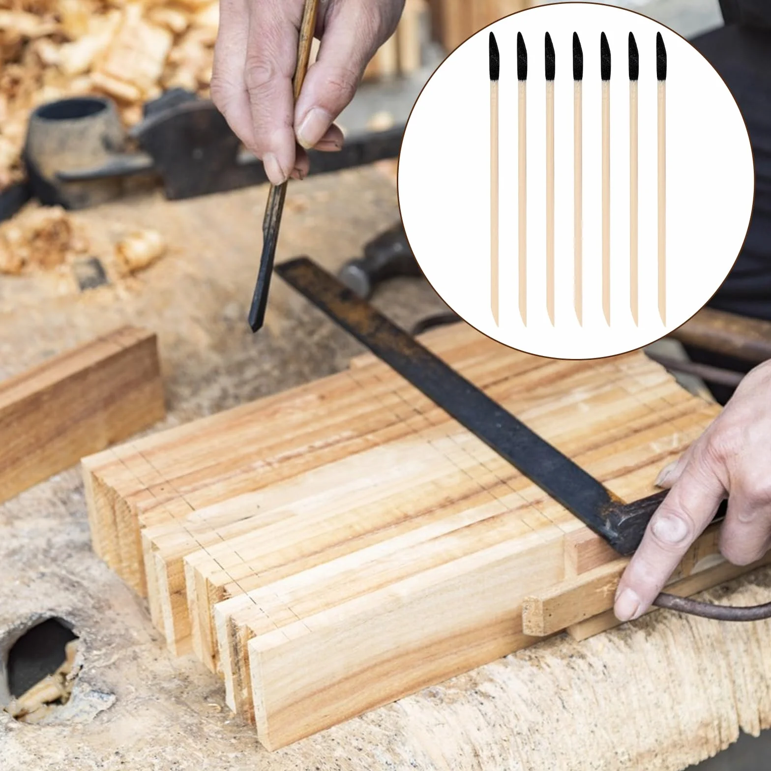 Bastoncini abrasivi 50 pezzi per spazi ristretti, levigatura obliqua per modelli in plastica e legno