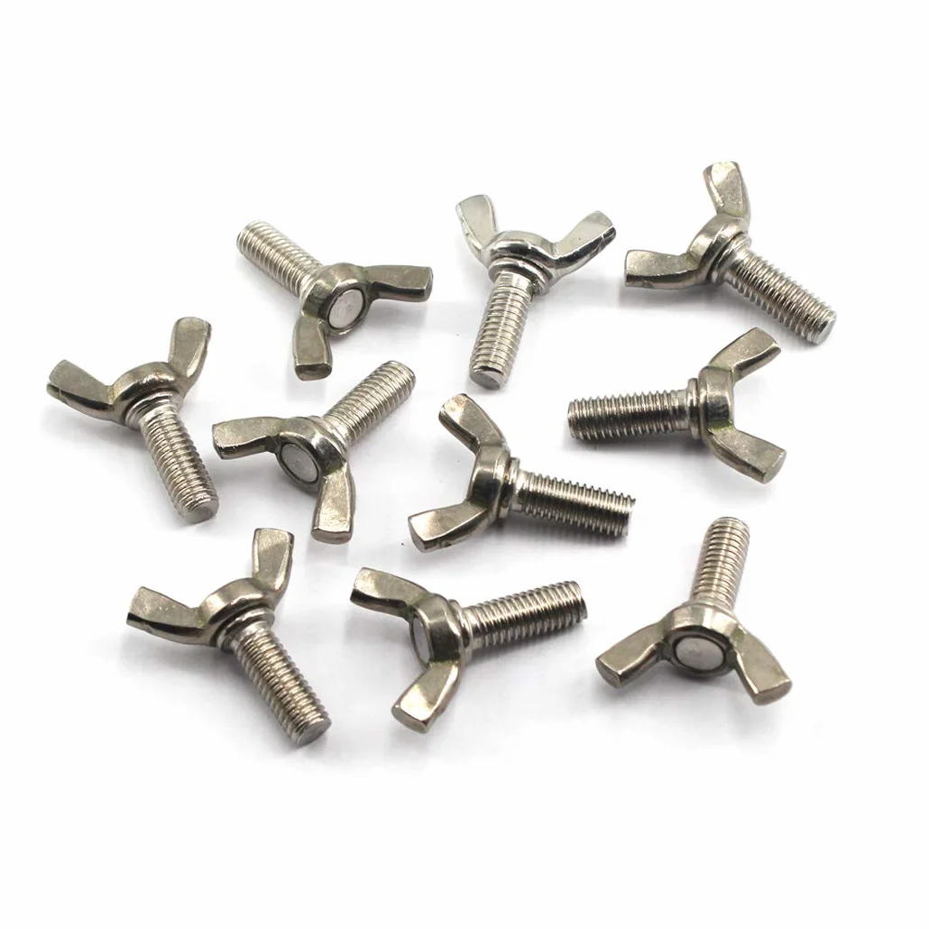 Bullone a farfalla M3 in acciaio inox 304 confezione da 30