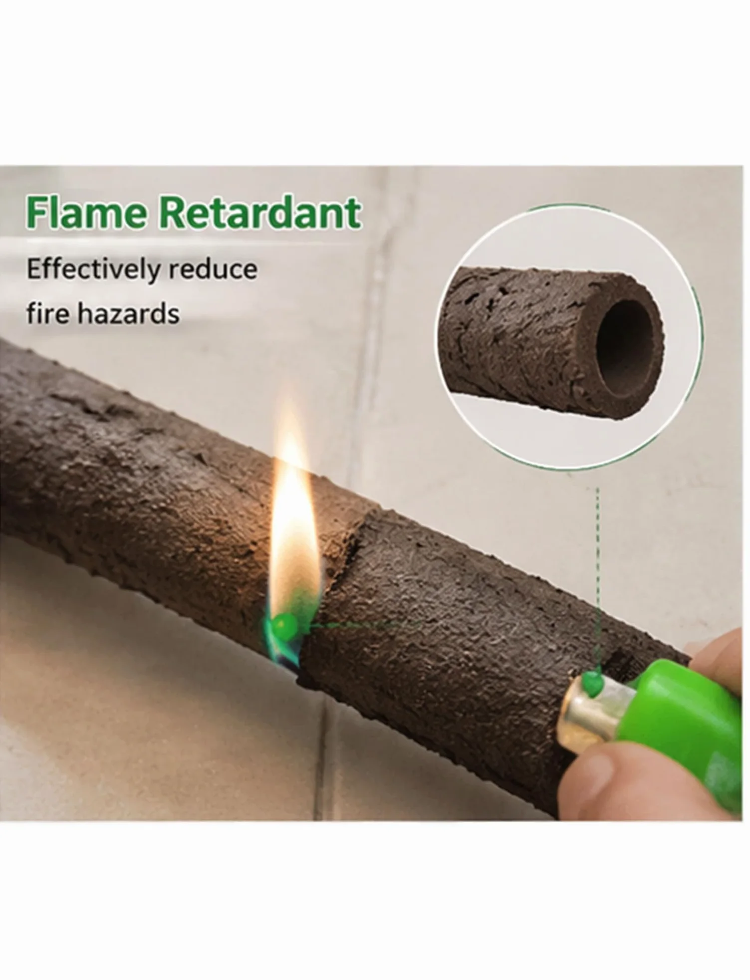 Flexibler Kabelschutzschlauch in Rankenoptik zum Kabelverstecken | Rattan decorativo con corteccia artificiale, giardino esterno(16mm/0.63in)