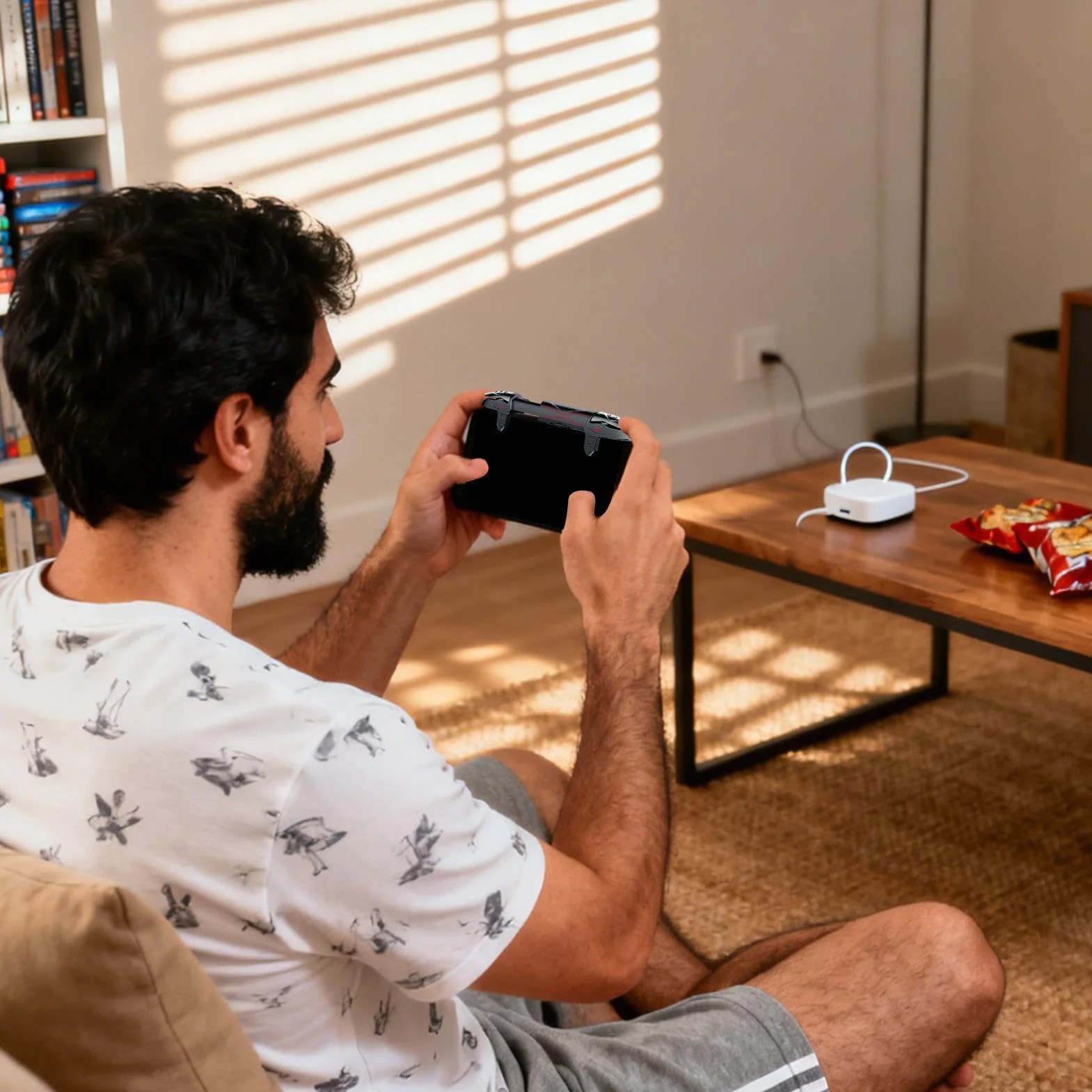 Trigger mobile – Controller in metallo a ritardo zero, potenziatore di gioco per telefono, controller per presa dello schermo, di gioco mobile con risposta immediata, grilletto ergonomico [video game]
