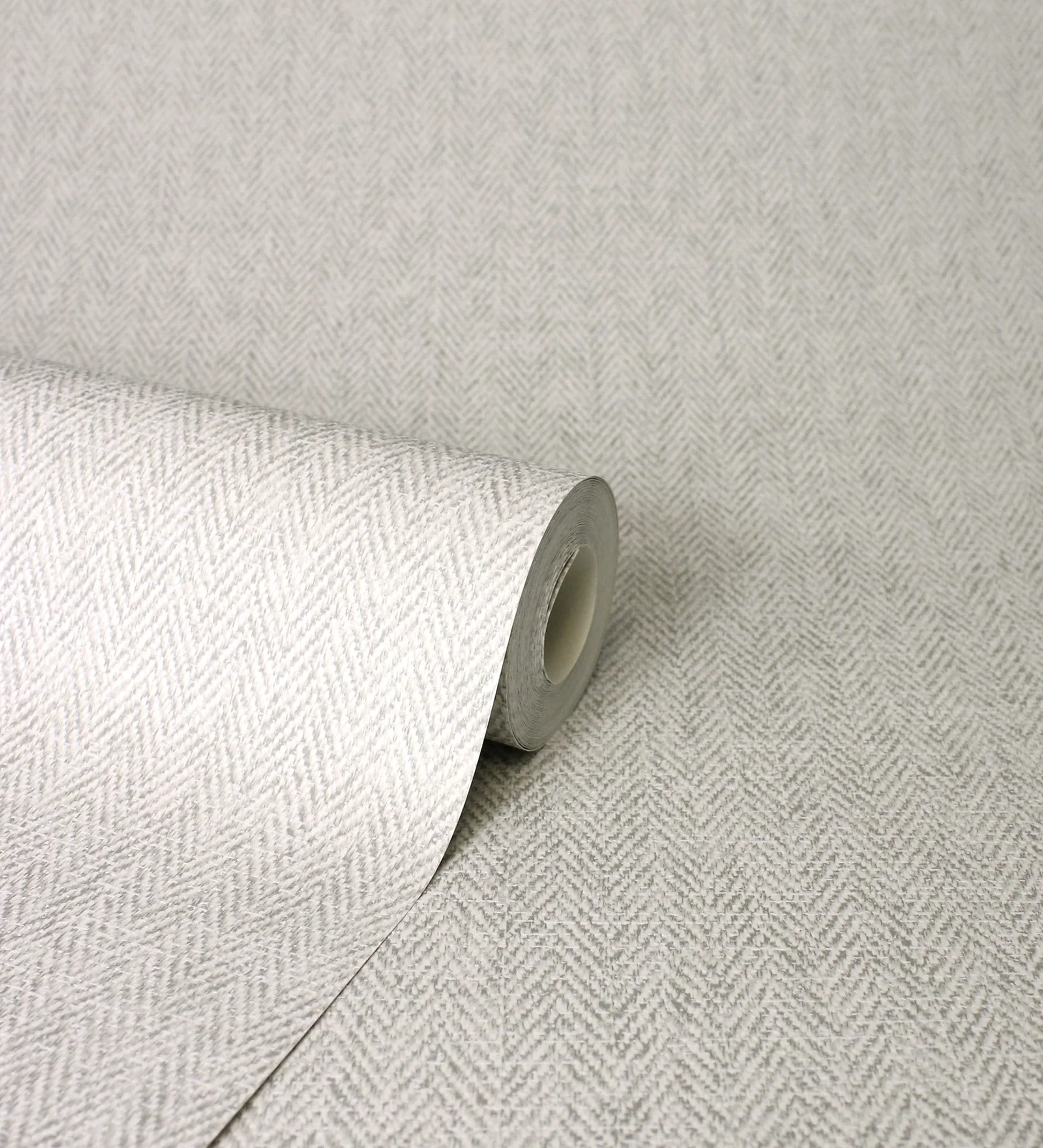 GAULAN 683564 - Carta da parati a spina di pesce con microtexture in tonalità grigie per pareti soggiorno camera da letto corridoio sala da pranzo - Rotolo di 10 m x 0,53 m