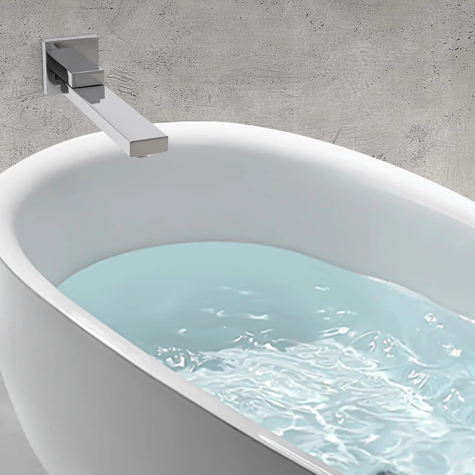 Boccetta per vasca da bagno da 1/2 pollici, cromato, girevole a 180°, con spruzzatore a nido d'ape, antiruggine, per cucina, bagno, lavanderia, ristorante