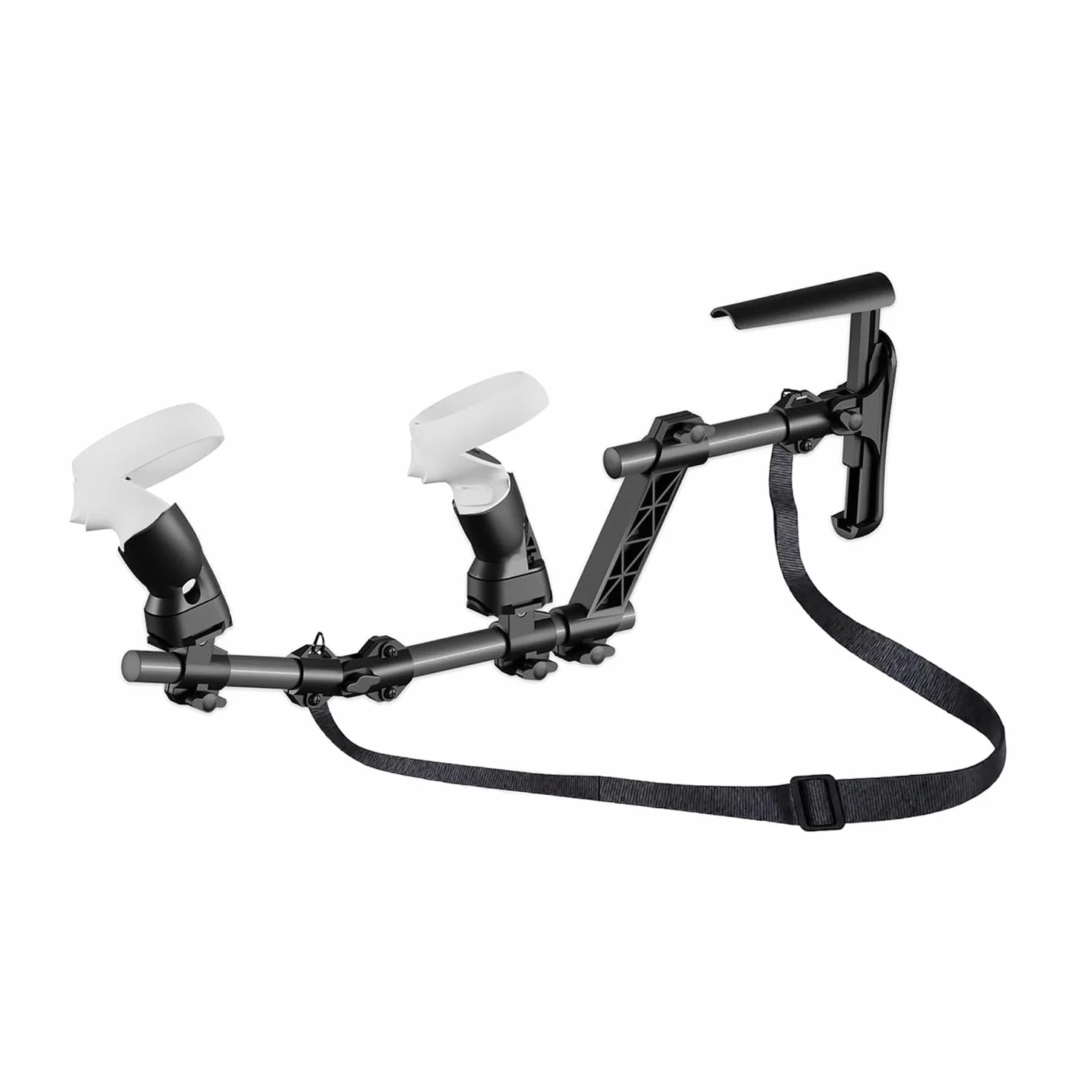 Baomaeyea VR Gunstock per Meta Quest 2, calcio della pistola compatibile con le impugnature del controller VR Meta Quest2 per migliorare la stabilità e il controllo dell'adattatore magnetico per fucil