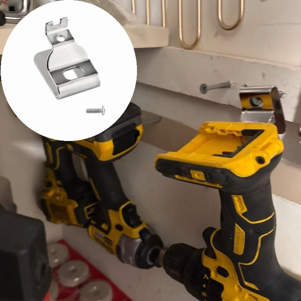 Dewalt ganci per cintura in acciaio inox 8 clip compatibili DCD980 DCD985 DCD780