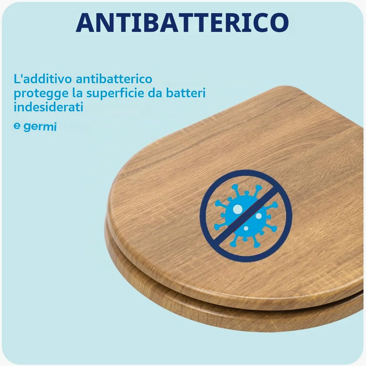 Croydex Levico Flexi-Fix - Sedile WC a forma di D, chiusura rallentata, pulsante di sgancio rapido per una facile pulizia, cerniere regolabili con fissaggi superiore e inferiore inclusi, superficie