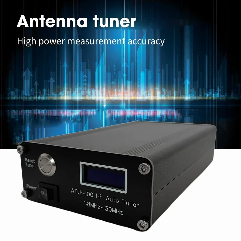 Sintonizzatore automatico ATU-100 HF da N7DDC+0.91 OLED V3.1 sintonizzatore antenna radio automatico fai da te 100W Antenna HF