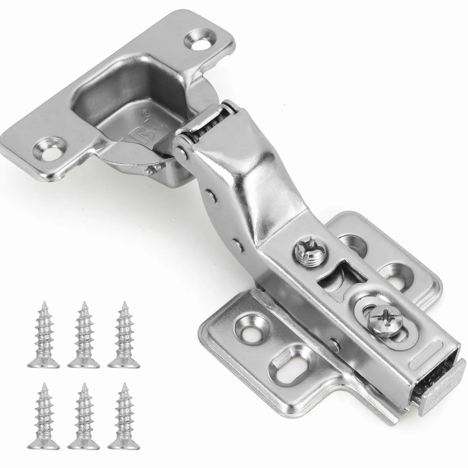 HBL' 10 cerniere per credenze da cucina, 35 mm, inserto a 110 gradi per ante di armadi, porte della cucina, armadi e guardaroba, design a clip per una facile installazione