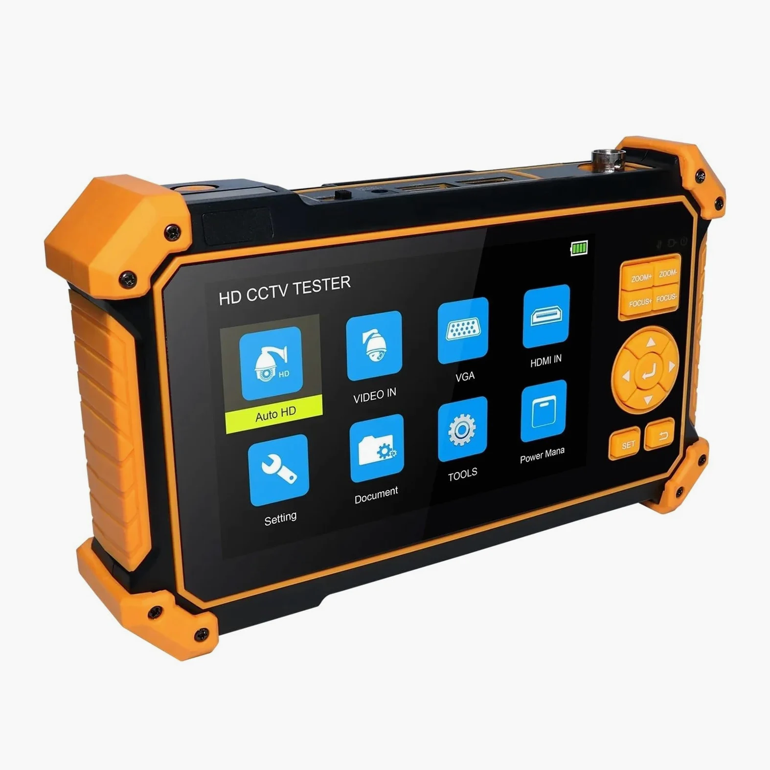CCTV Tester, HD3100 Tester For Telecamera CCTV Da 5 Pollici 8MP AHD Monitor TVI CVI CVBS Portatile Supporto Telecamere PTZ UTP
