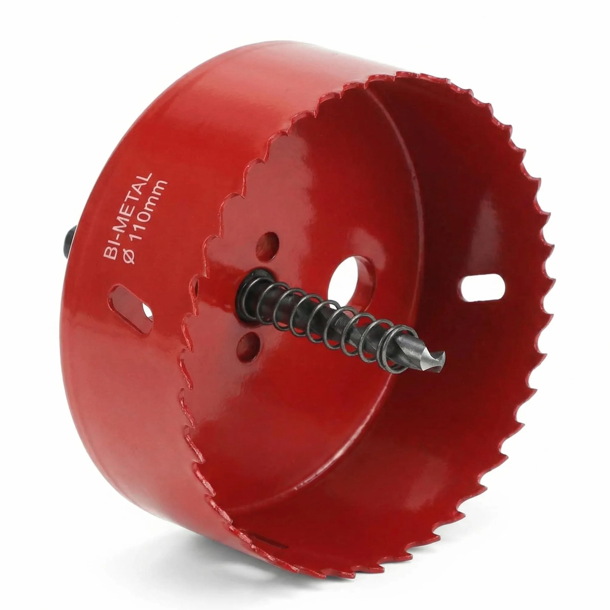QWORK Sega a tazza 110mm M42 bimetallica con adattatore esagonale per alluminio ferro legno