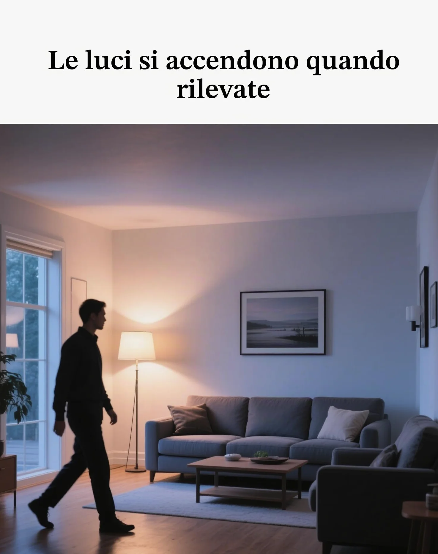 Confezione da 3 sensori di rilevamento del movimento, dispositivo di sicurezza per la casa intelligente con angolo ampio 105°, app Tuya, integrazione Alexa, WiFi, a batteria, per interni ed