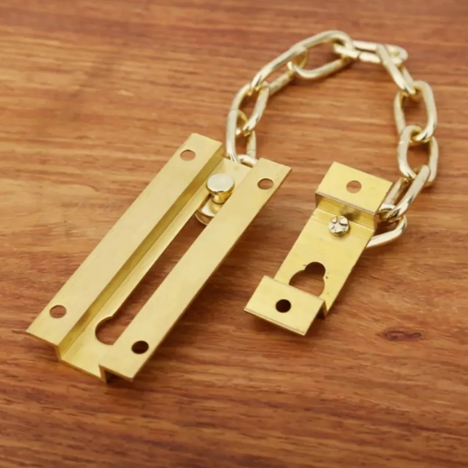 Catena antifurto in ottone massiccio con serratura dorata for porte e finestre Per Porta