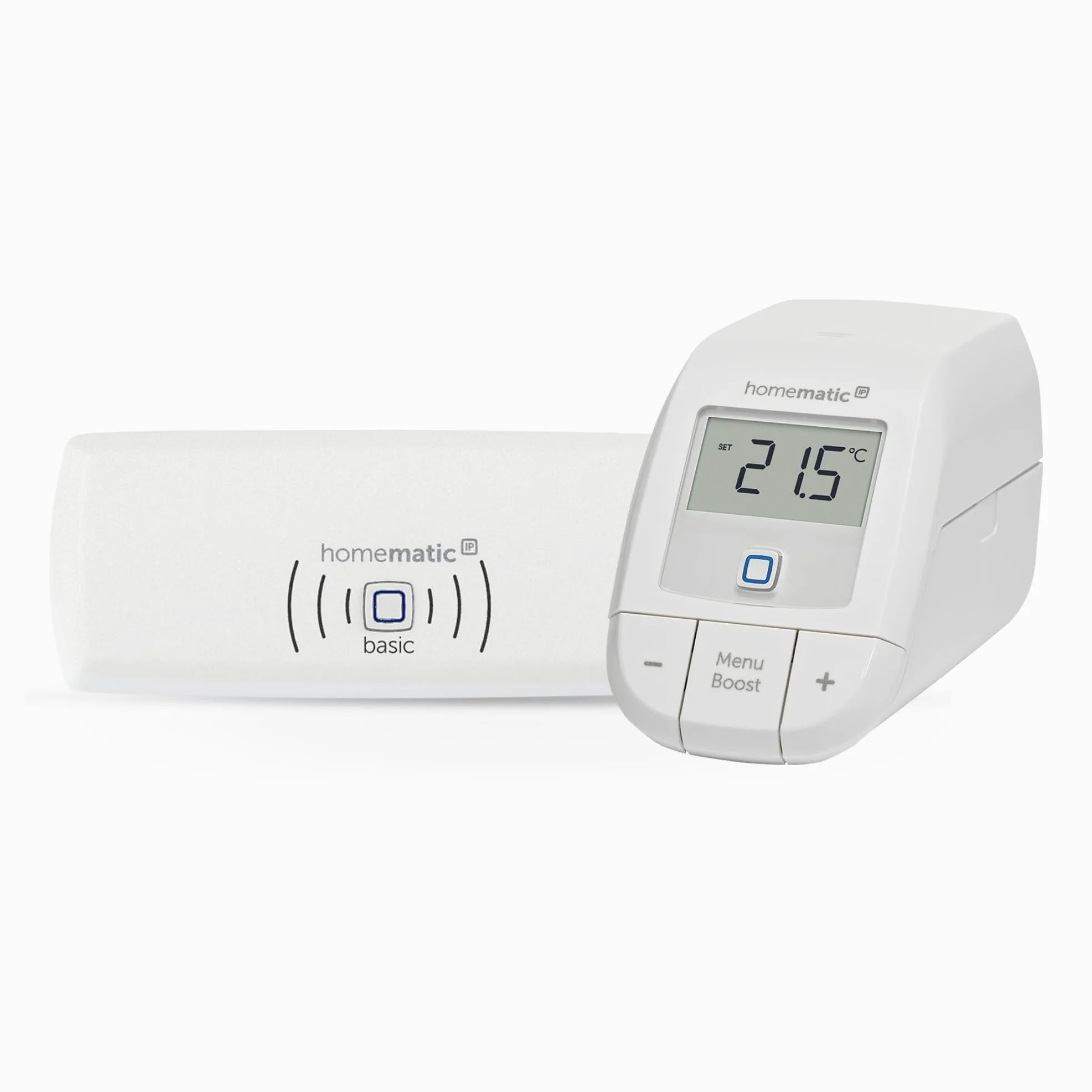 Homematic IP Smart Home Starter Set di riscaldamento – Basic, controllo digitale per riscaldamento con o senza app, Alexa, Google Assistant, facile installazione, termostato, termostato per