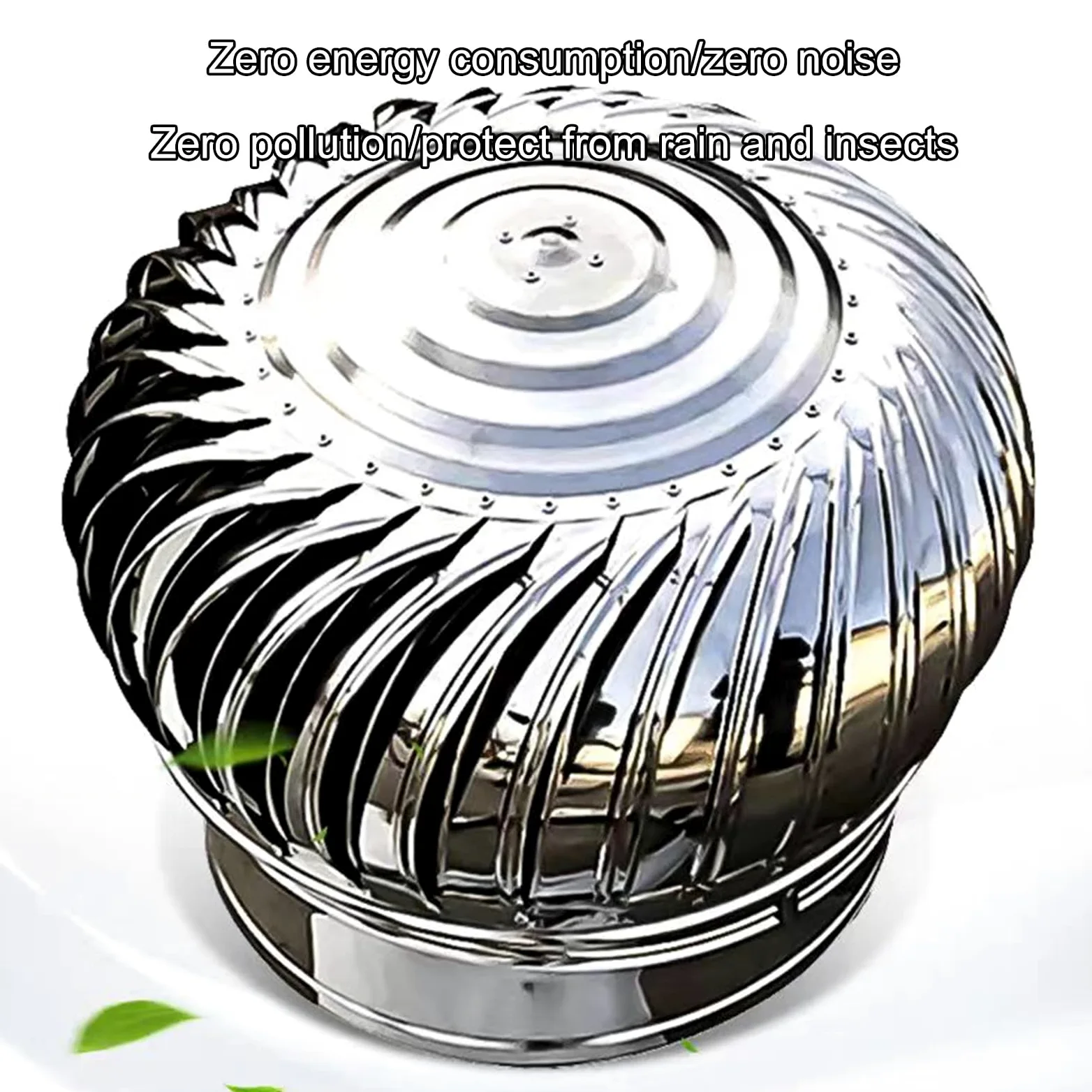 Comignolo, sfiato per Tetto Tondo, in Acciaio Inox, Facile da installare, per sfiato di Scarico sul Tetto, per Isolamento Esterno (Dimensioni: 160 mm/6,3 Pollici)