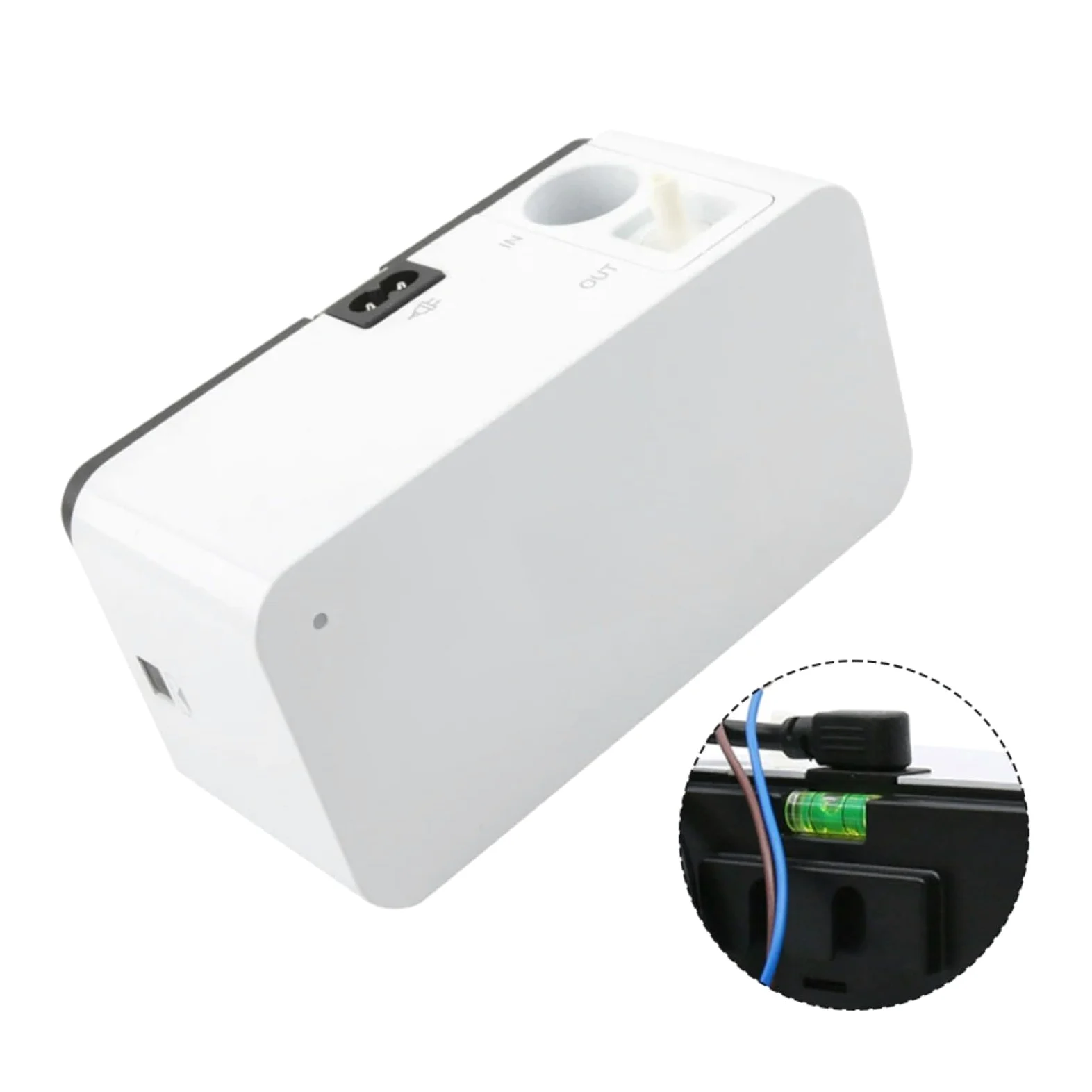 Pompa di scarico della condensa silenziosa ad alta efficienza, rimozione automatica dell'acqua del condizionatore d'aria di sollevamento di 12 m, design del motore CC a basso rumore bianco
