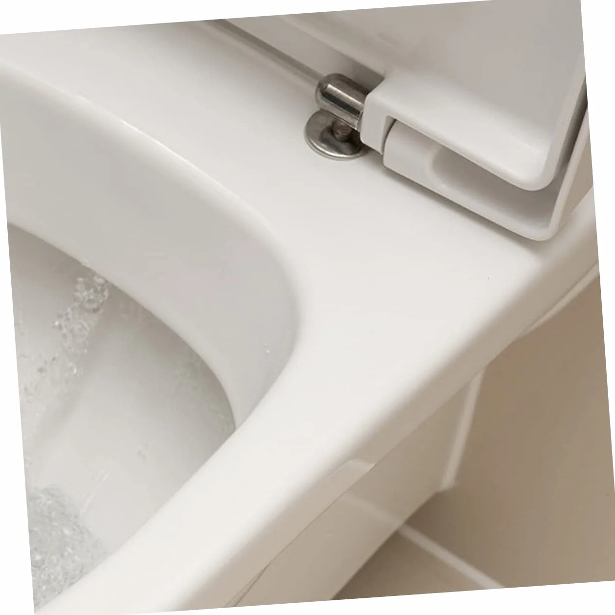 Set 2 Bulloni e Viti Fissaggio Sedile WC, Raccordi Sgancio Rapido Cerniere, Compatibili Sedili Standard Legno Resina Plastica