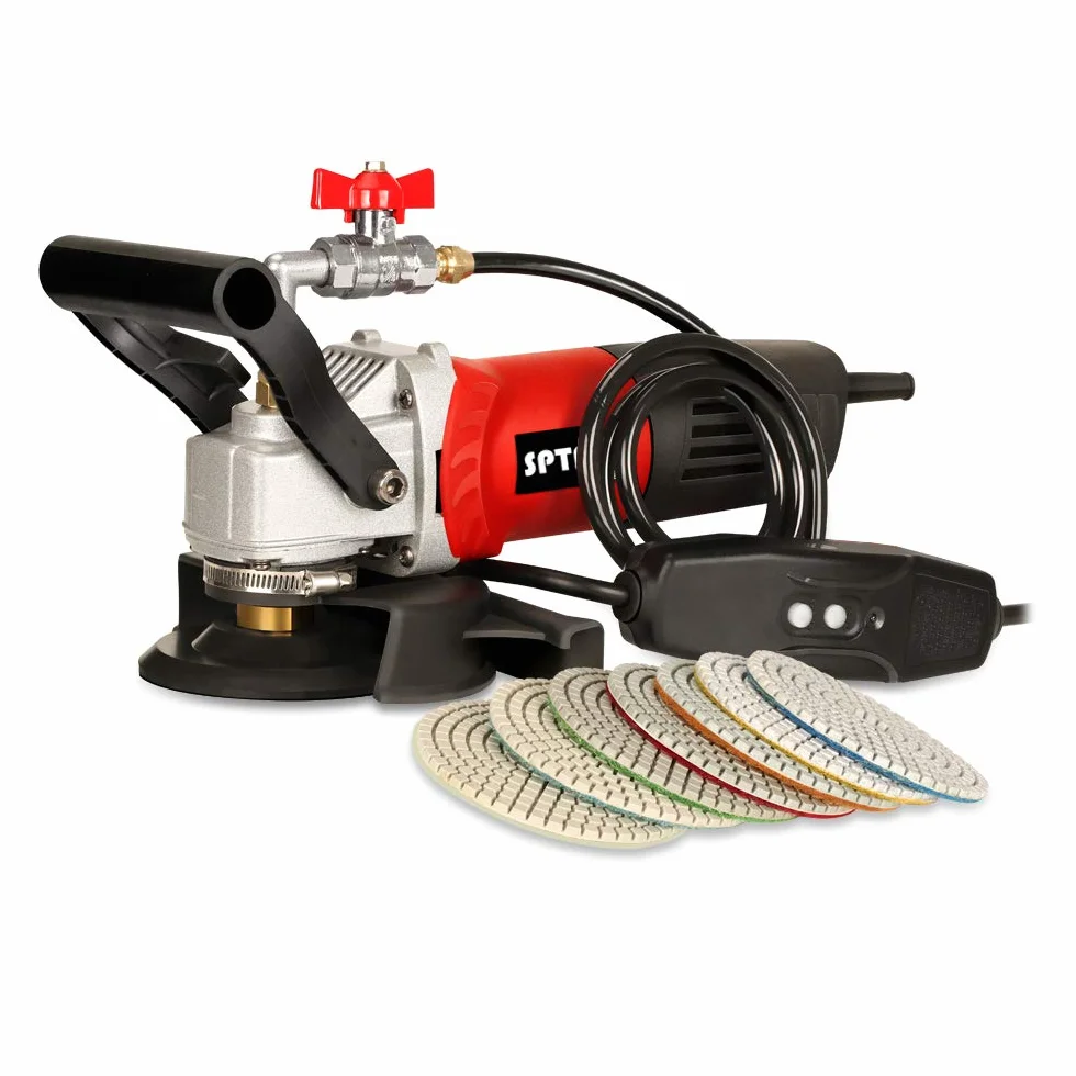 SPTA 230V 800W Lucidatrice bagnata Umido per Pietra Marmo Cemento Granito Terrazzo