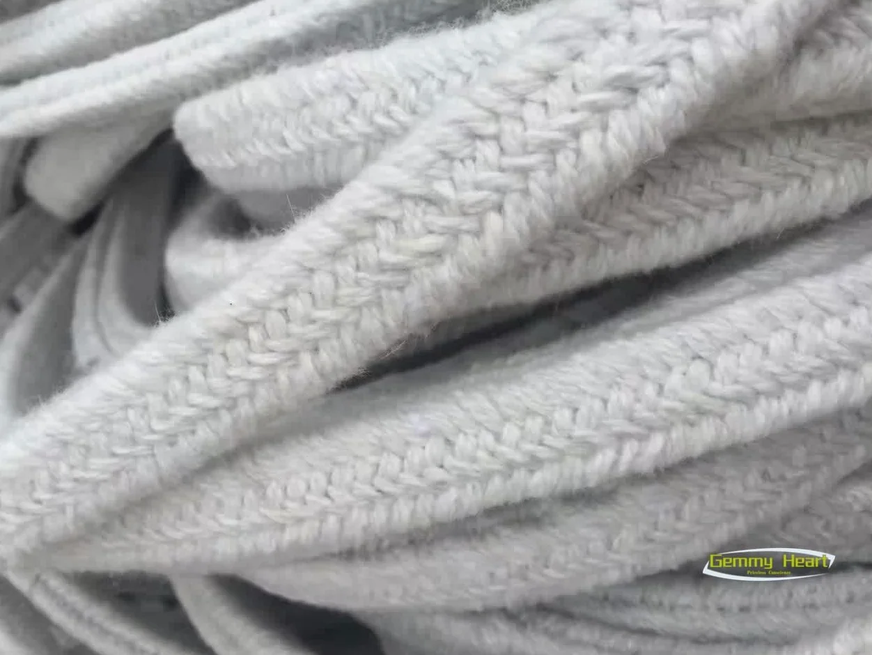 Nastro in fibra ceramica per confezionamento di pressacavi ad alta e bassa temperatura, isolamento ignifugo da 5 m, per sigillatura industriale e uso ad alta temperatura (30 mm x 30 mm)