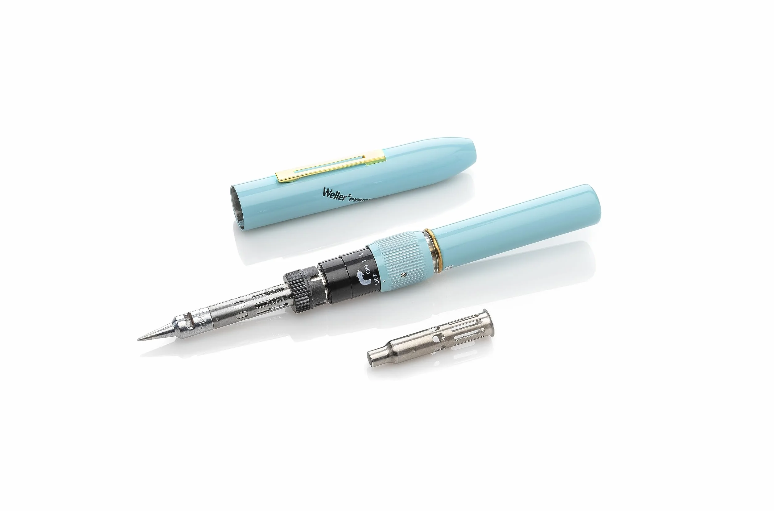 Weller Pyropen Junior Mini Saldatore a Gas Butano, Ugello Aria Extra Hit