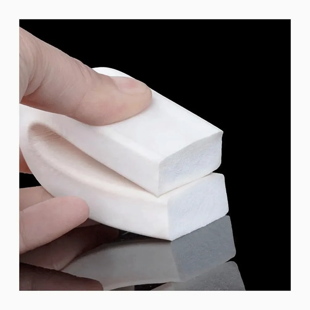 Striscia di Guarnizione in Schiuma di Silicone, Striscia di Tenuta in Schiuma Gomma siliconica da 1 m, Dimensioni Multiple for Porte e finestre | 25x30mm
