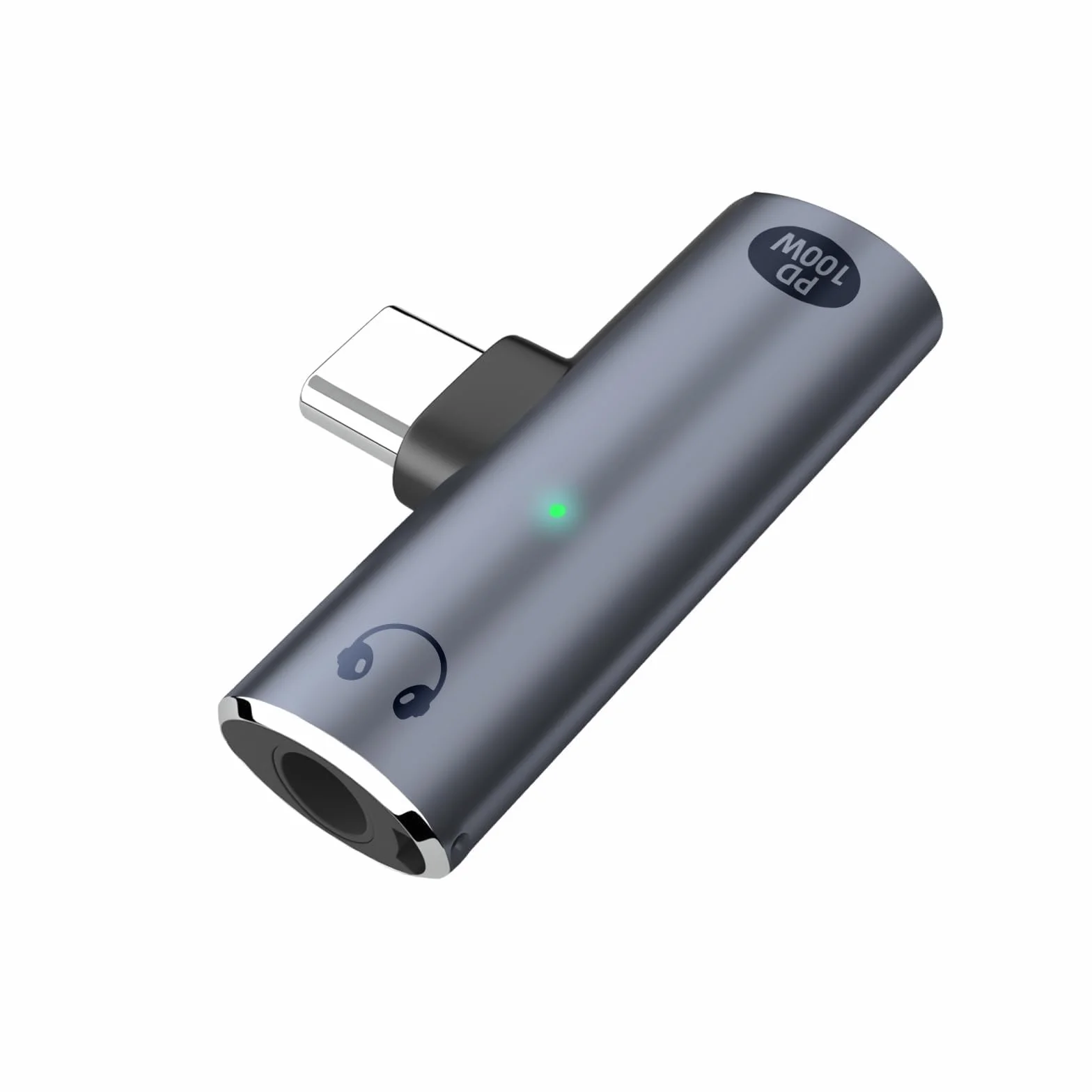 Adattatore per cuffie USB-C – 2 in 1 Ricarica Rapida da 100W e Adattatore Audio da 3.5mm per Telefoni e Dispositivi di Tipo C