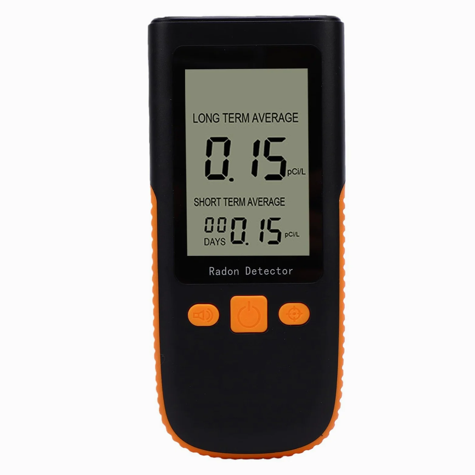 Rilevatore di Radon Portatile 0-270pci & L per Residenti di Casa Lavoratori Ufficio Amministratori Scuole Operatori Hotel Sensore Ionico Ad Alta Precisione Monitora Livelli