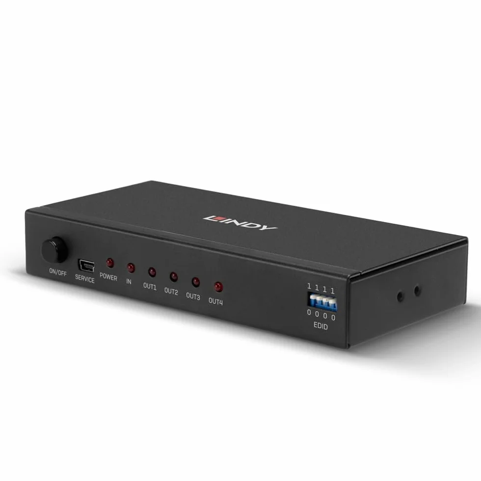 Lindy 38159 Splitter HDMI 4K 2160P30 3D, 4 Porte