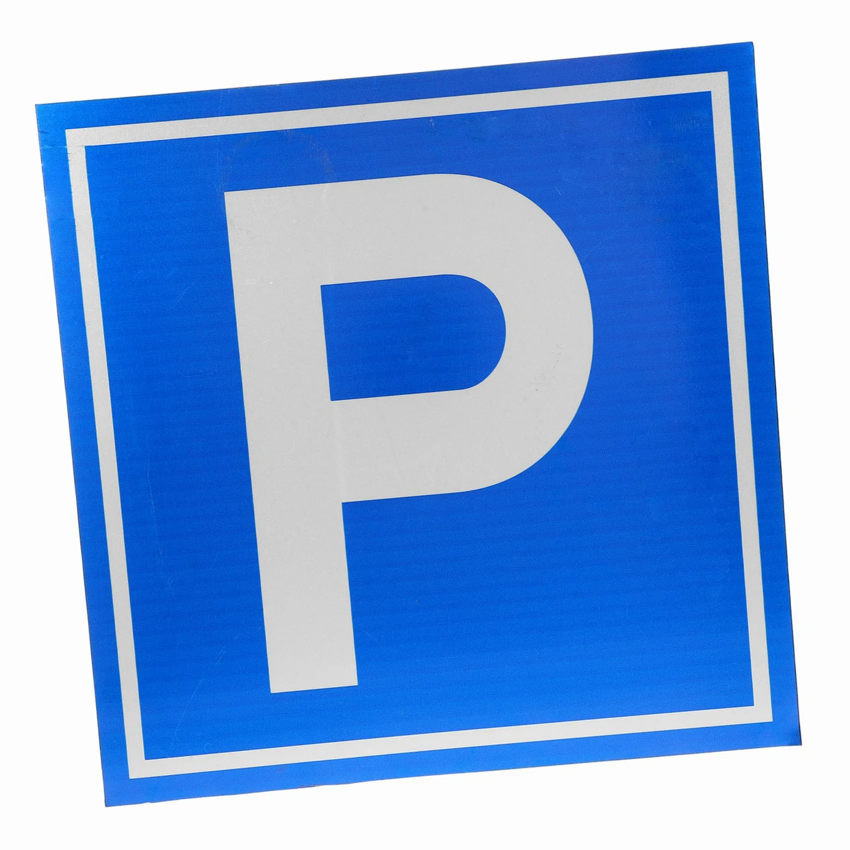 Amosfun Cartello Parcheggio Segnale di Sicurezza Simbolo P in Lega di Alluminio per Parcheggi, Visibilità Chiara e Segnaletica Funzionale per Luoghi Vari