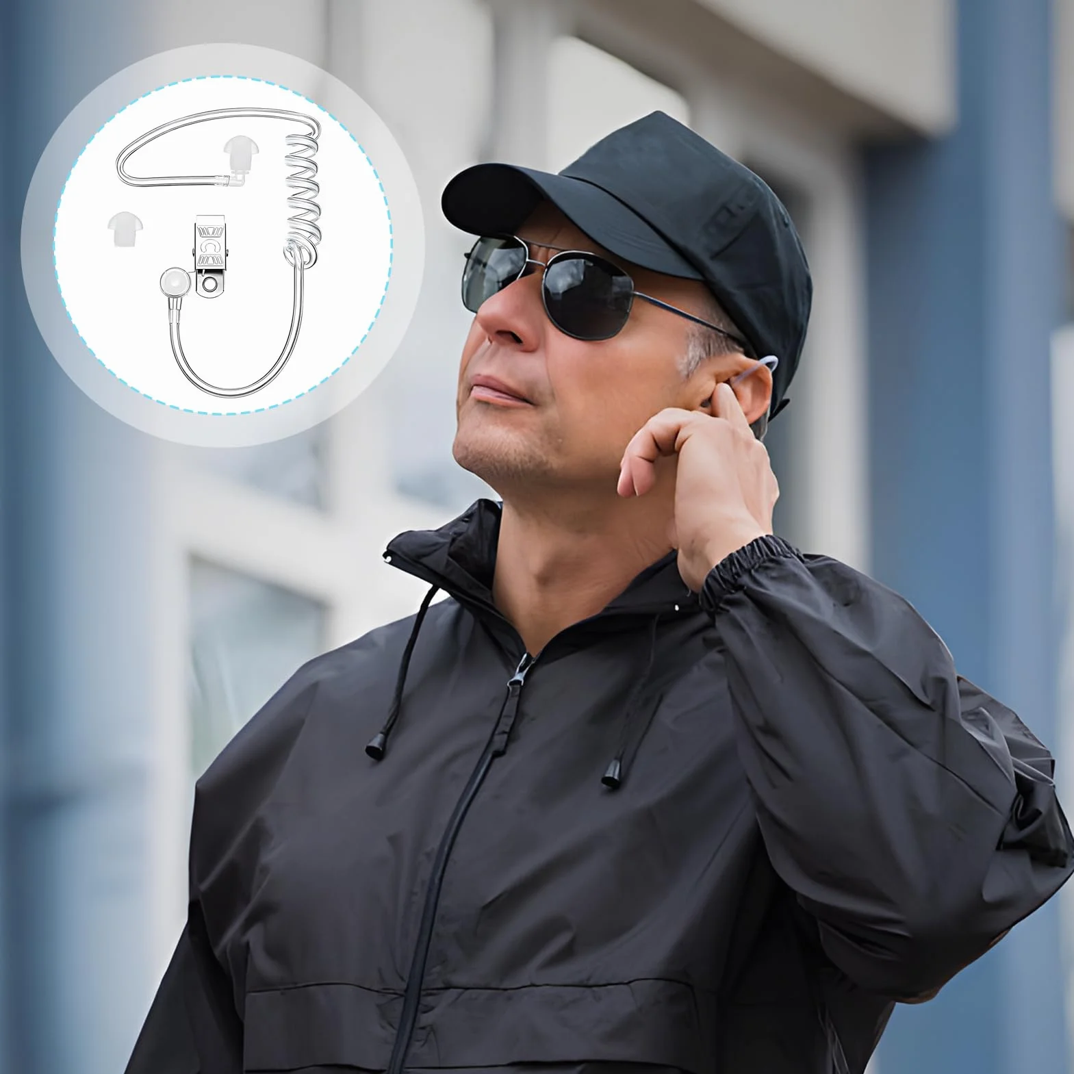 Tubo di Ricambio per Auricolari a Bobina Acustica Trasparente, Suono Cristallino e Comfort per Cuffie Radio a Due Vie, Compatibile con Walkie Talkie, Design Ergonomico in Silicone di Alta Qualità
