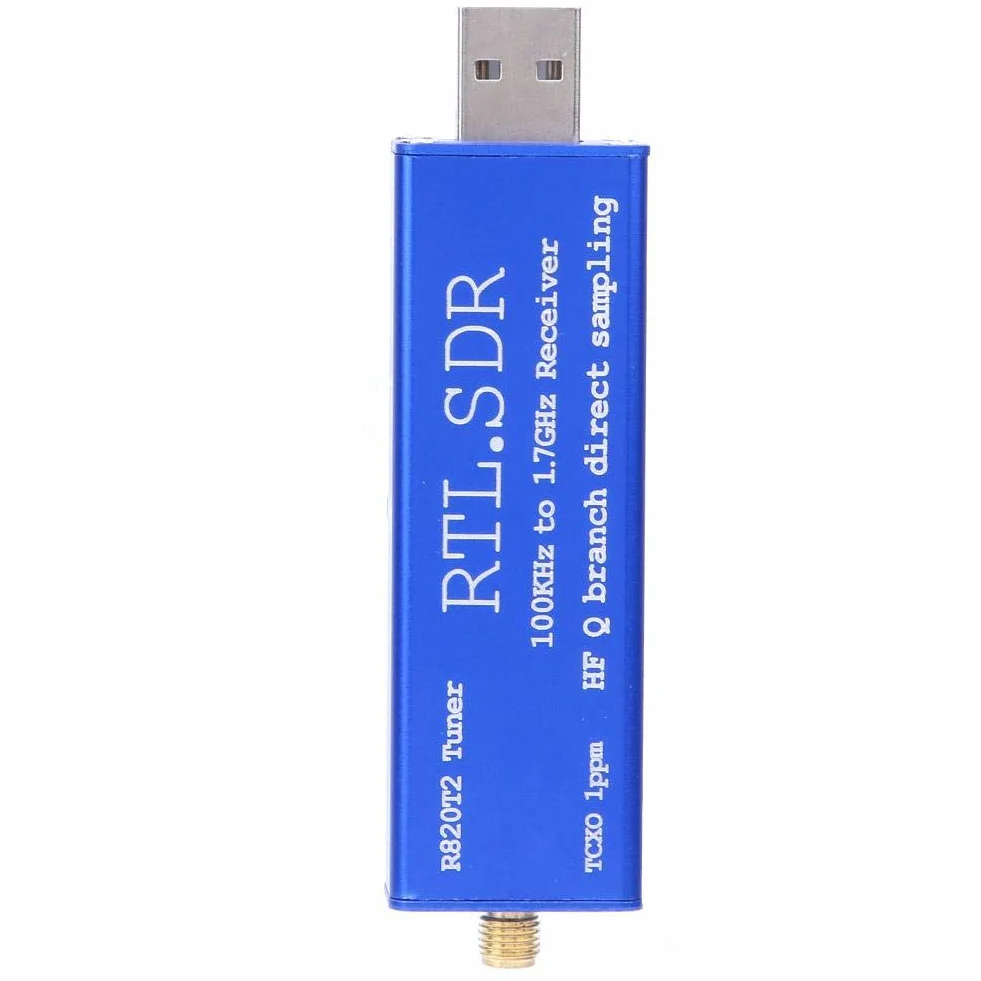 Ricevitore Sintonizzatore USB 100khz-1.7ghz Ricevitore UHF VHF Rtl-SDR Rtl2832u + Kit Chipset R820t2