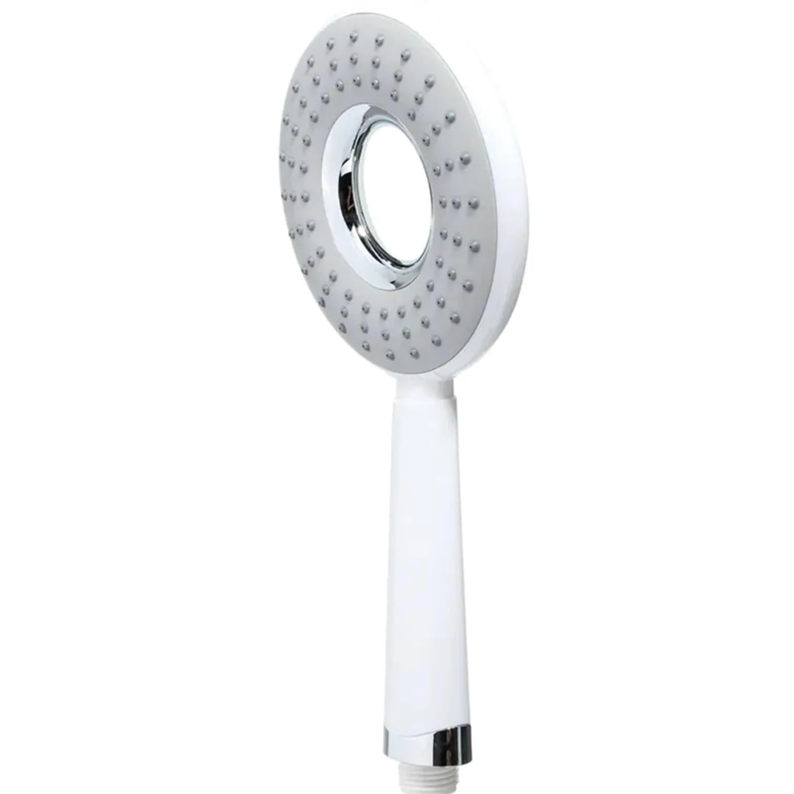 2 pezzi soffione bagno a pioggia accessori for il ad alta pressione ugello spruzzo a for risparmio idrico per Bagno(White)