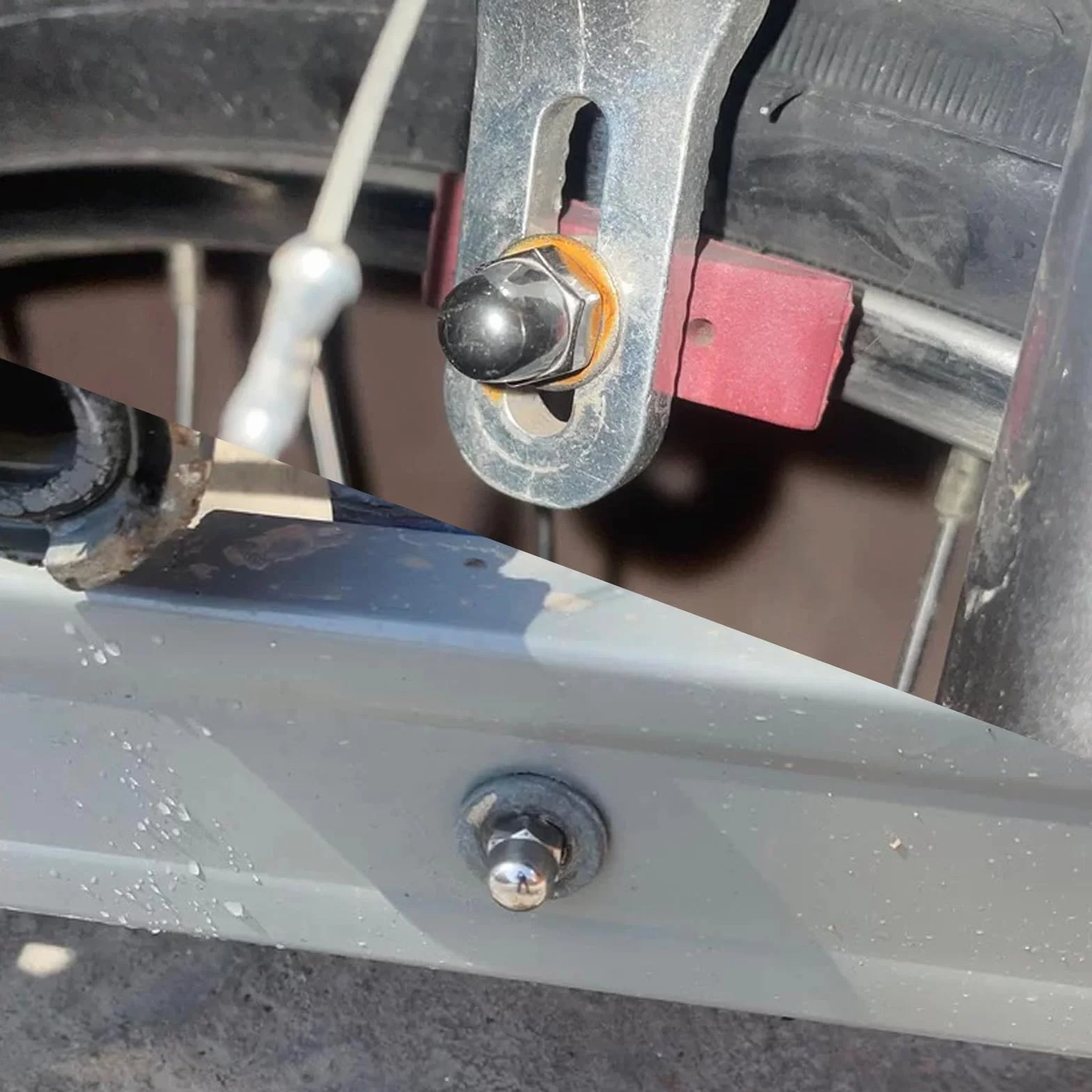 Bikasun 50 sztuk M8 Dado cieco a calotta Acciaio Inox A2 V2A DIN 1587